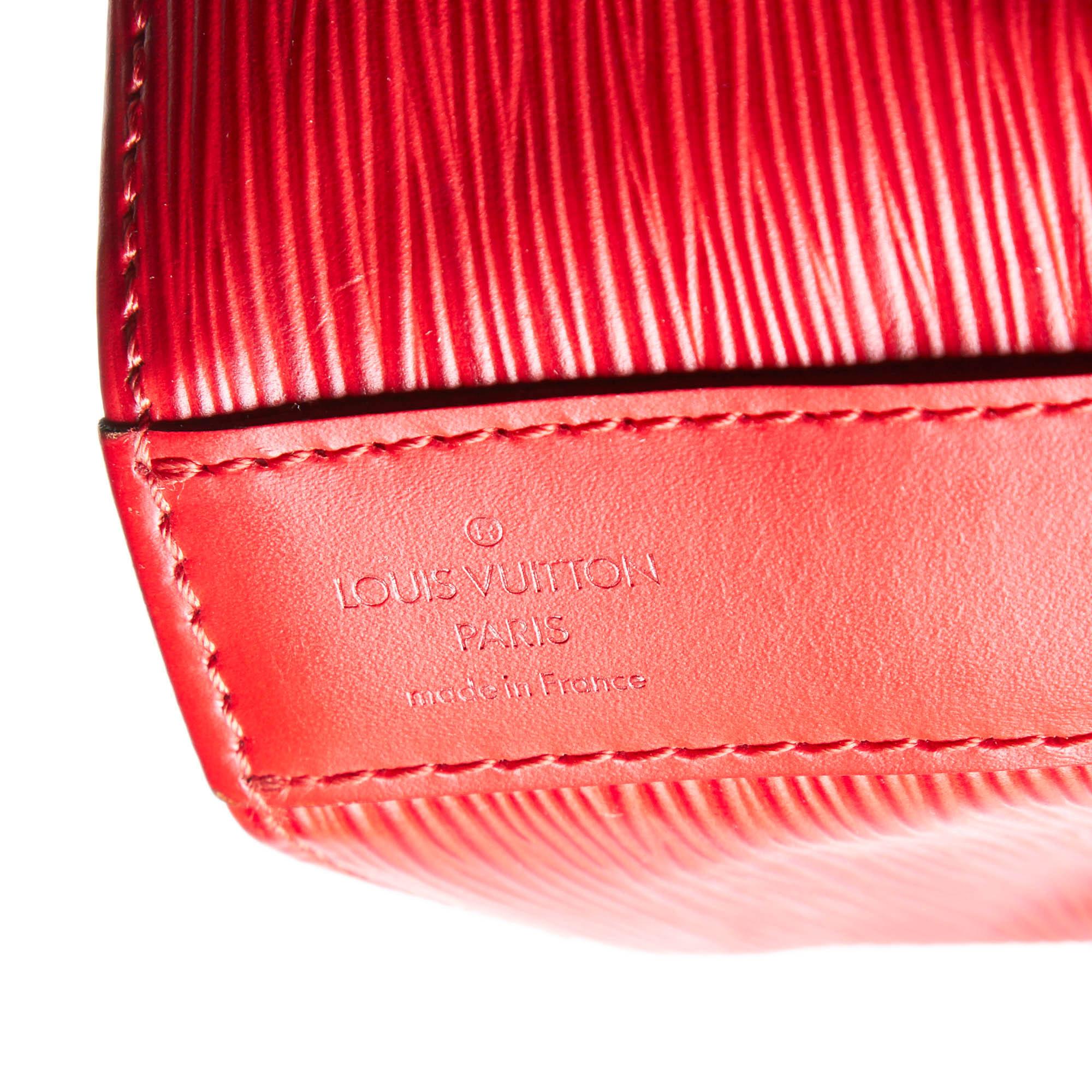 Louis Vuitton Red Epi Sac dEpaule 2