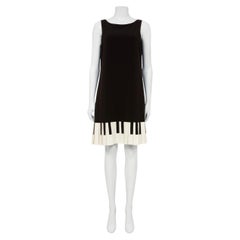Moschino Cheap and Chic 2014 Re-edition ‘The Nanny’ Piano Key Dress