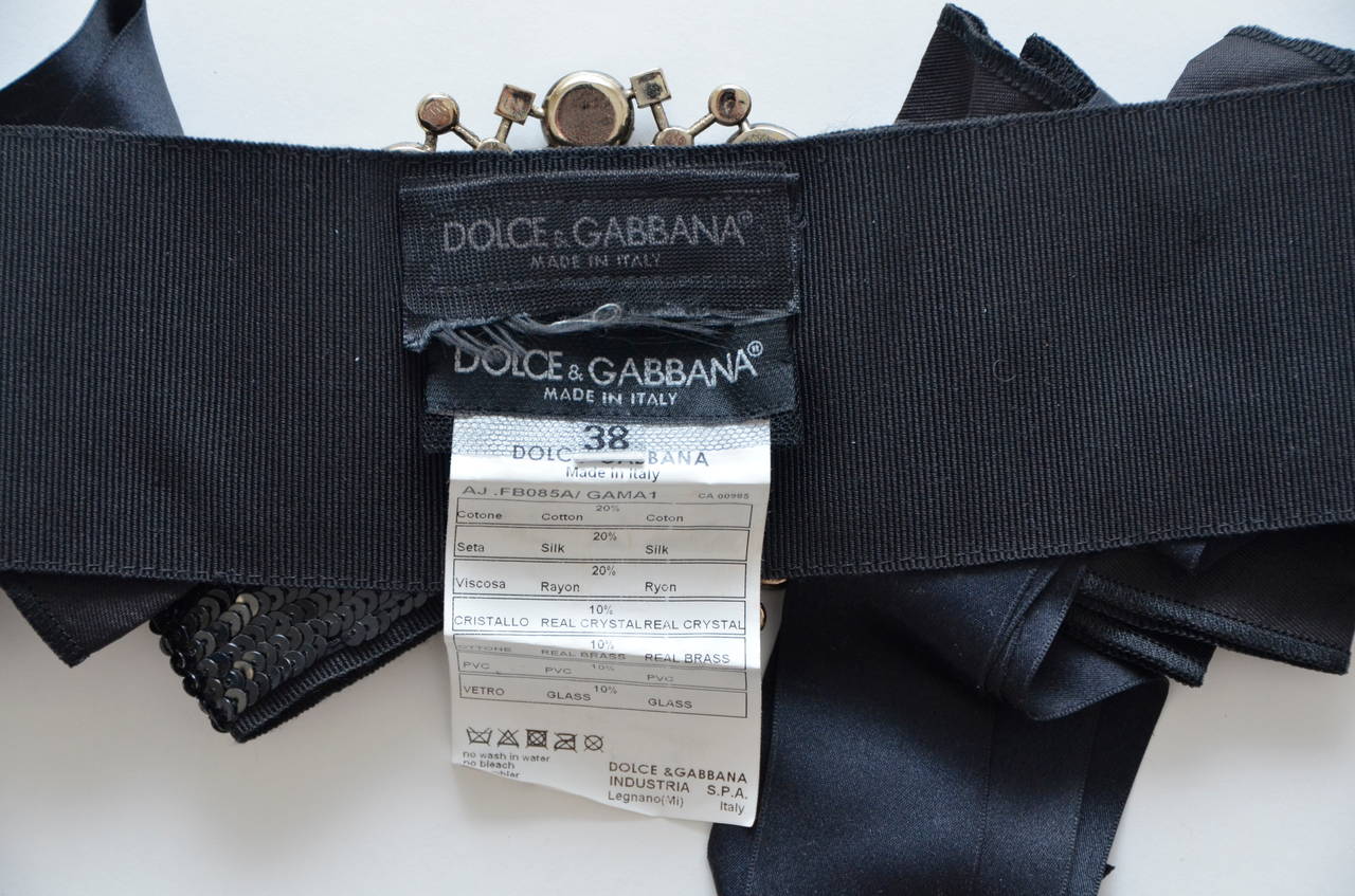 Women's DOLCE & GABBANA Iconic Runway Belt With Swarovski Crystals Mint