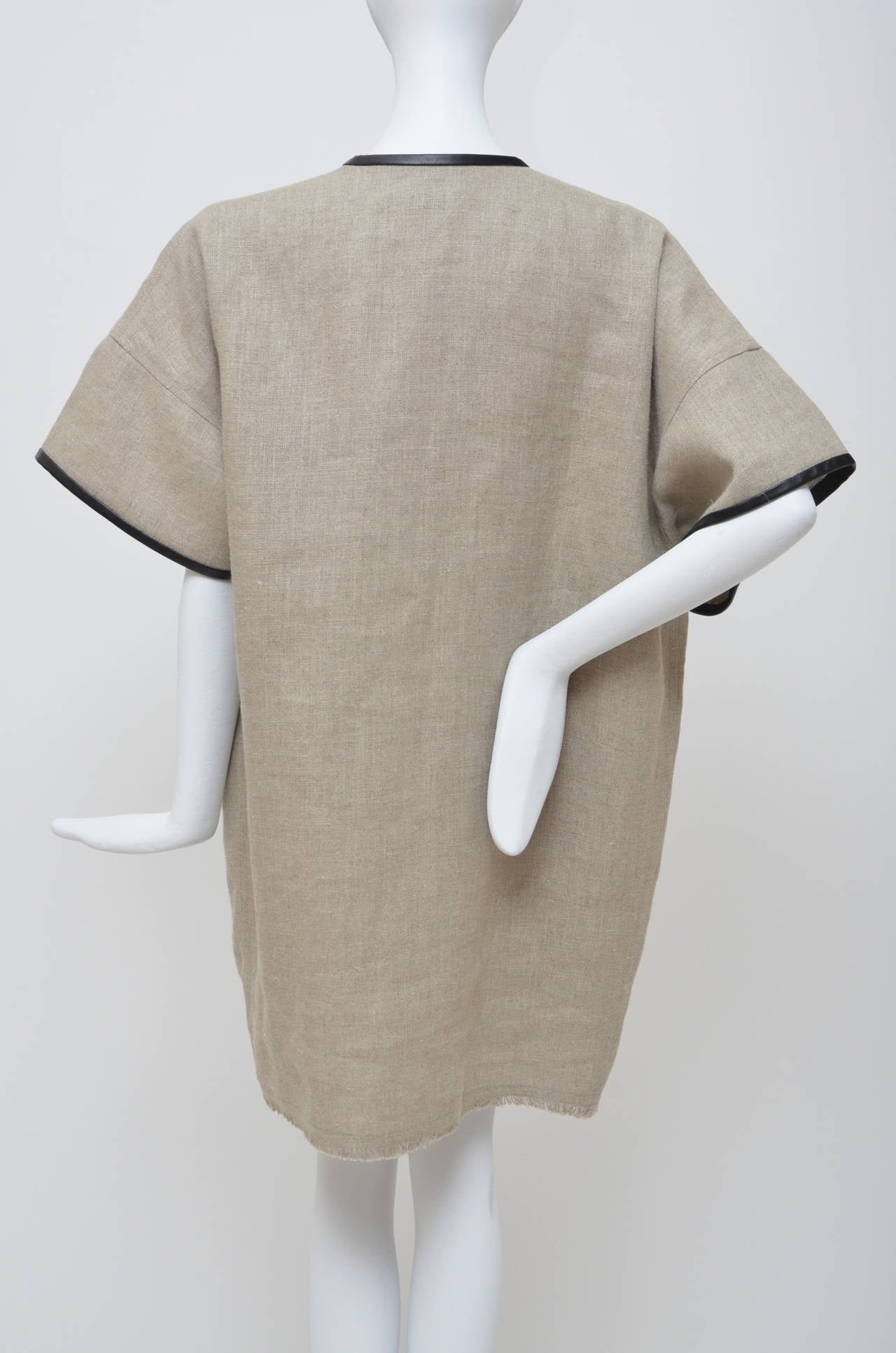 Celine Paris 2010 Runway Linen Dress Nouveau Neuf à New York, NY