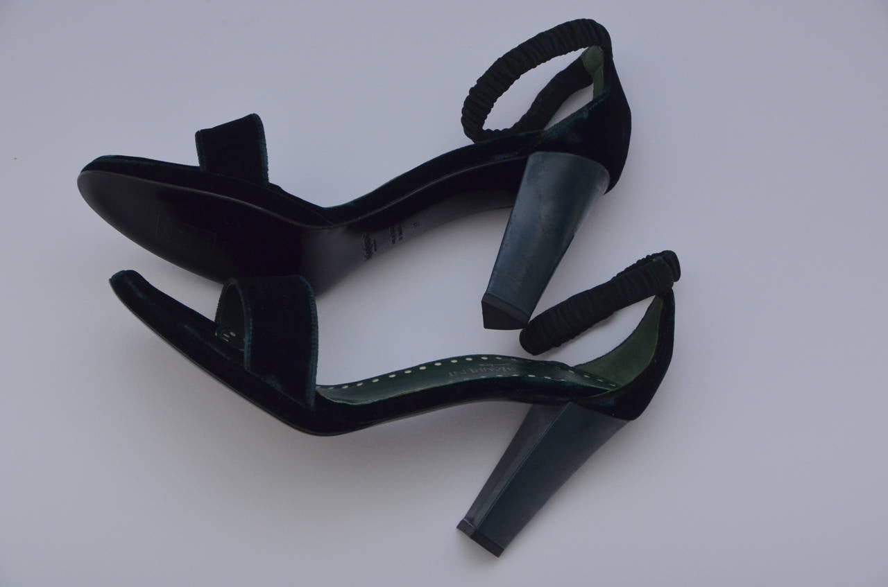 Women's Tom Ford For Yves Saint Laurent Velvet Shoes 