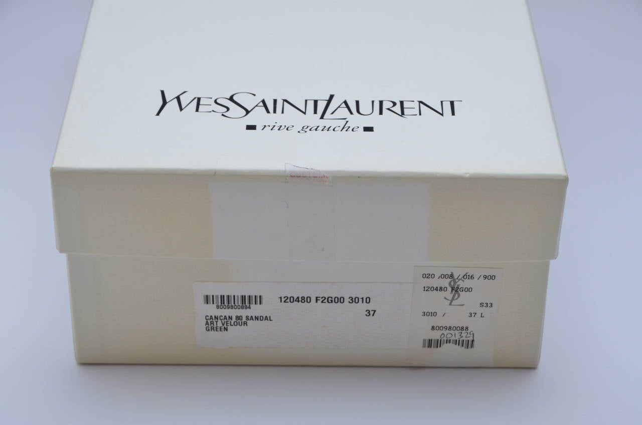 Tom Ford For Yves Saint Laurent Velvet Shoes  2
