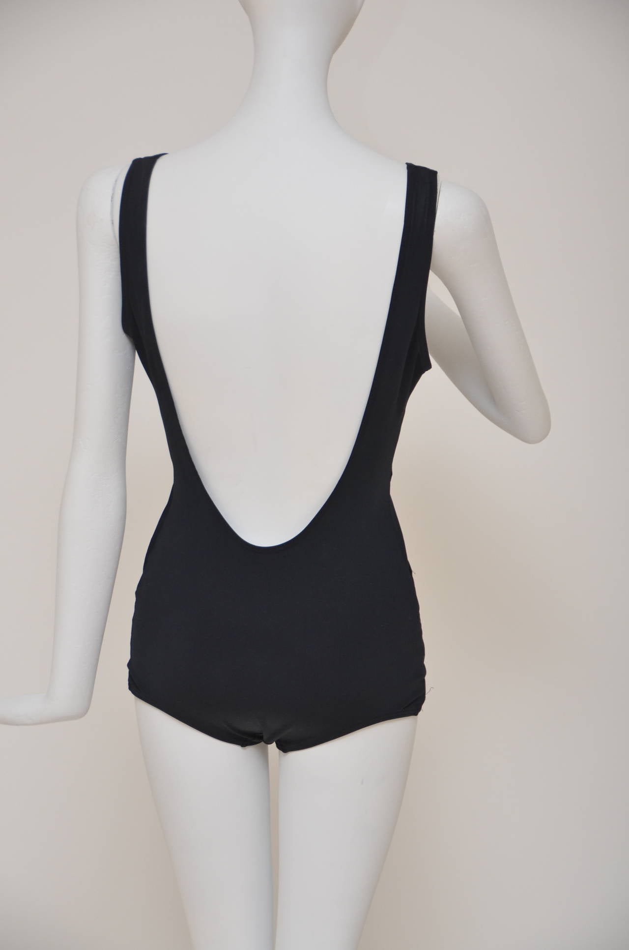 chanel vintage one piece swimsuit