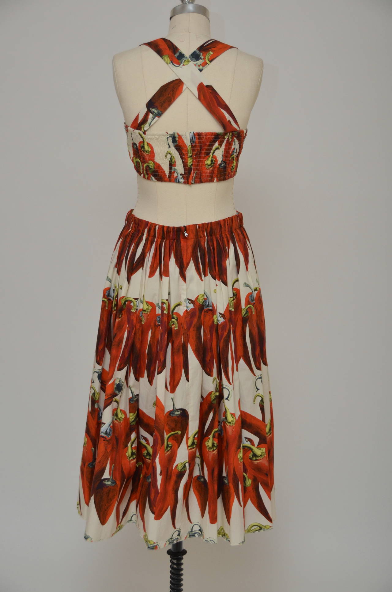 dolce and gabbana chili pepper dress