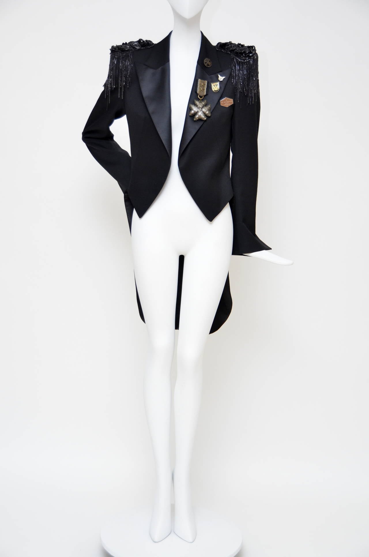 embroidered tailcoat