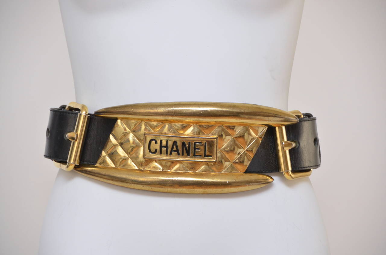 Vintage Chanel massive gladiator belt.Featured and displayed in the Metropolitan Museum Of Art and a book 