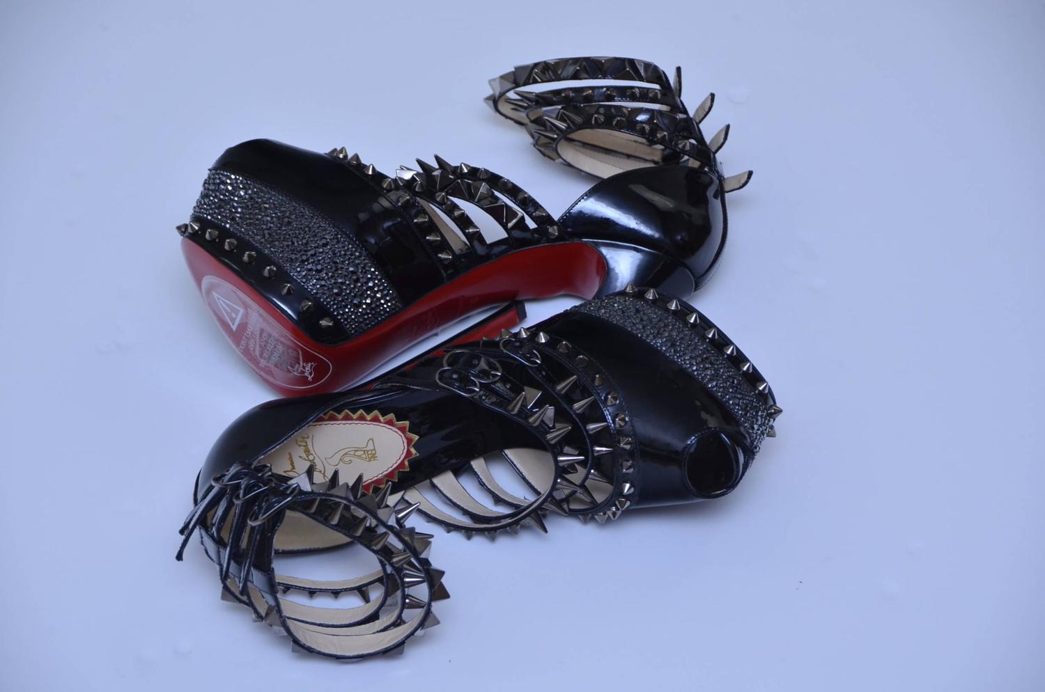 Christian Louboutin 20th Anniversary Isolde Black Patent