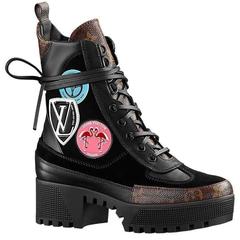 Louis Vuitton Checkpoint Platform Combat Desert Boot NEW 39