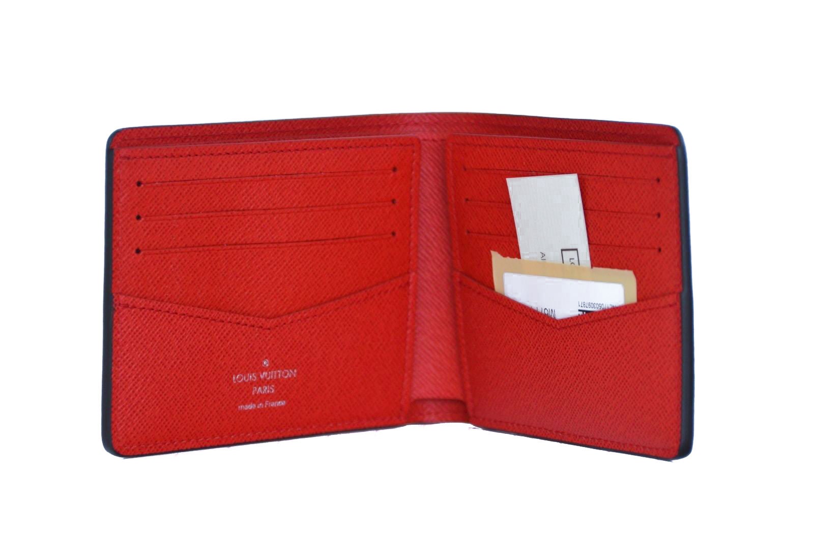 Louis Vuitton x Supreme Slender Red Epi Wallet NEW at 1stDibs 
