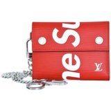 Louis Vuitton X Supreme Chain Wallet Available For Immediate Sale
