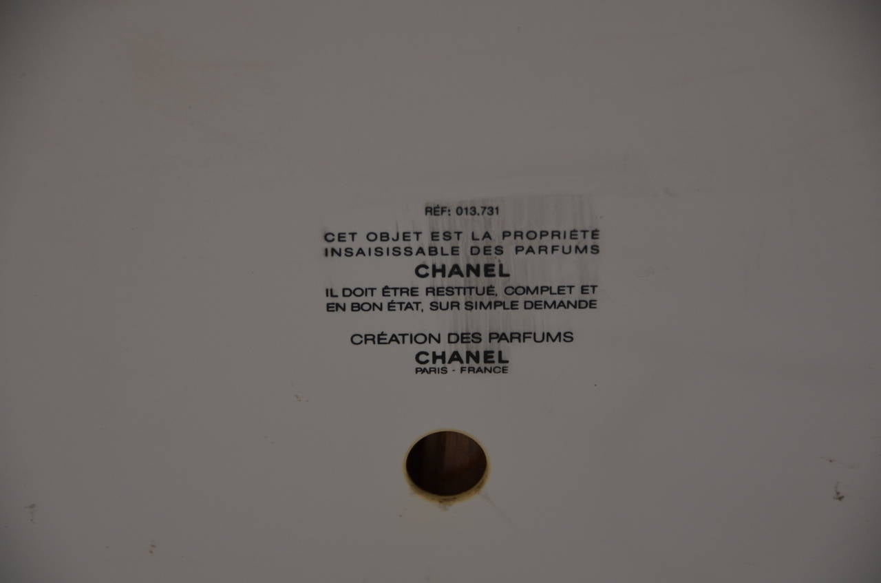 Coco Chanel Parfüm-Werbungsschild Großes Schild mit Ines De La Fressange 1985 1