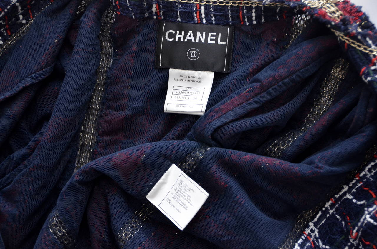 CHANEL  Runway '08  CC Charms  Boucle Chain Jacket 4