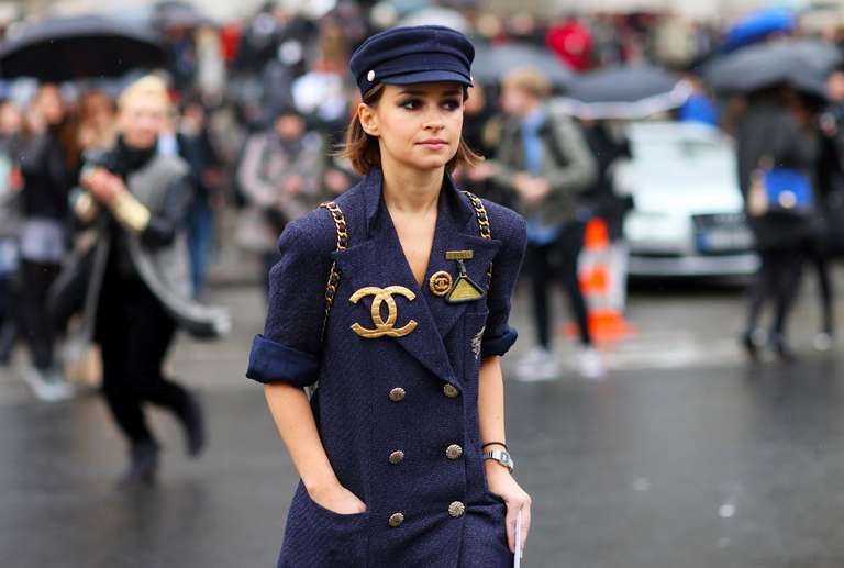 Women's Chanel Jacket Blazer Seen On Miroslava Duma And Caroline Sieber NEW 40