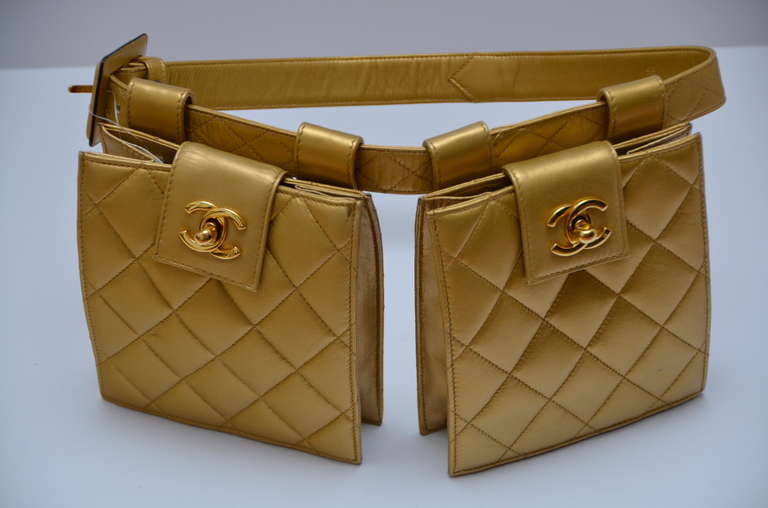 Chanel  Waist Belt Bags New Vintage S In New Condition In New York, NY