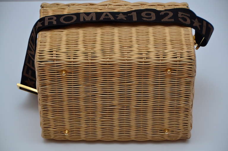 fendi wicker bag