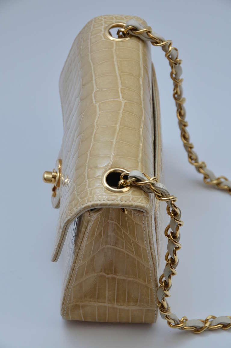 chanel croc bag