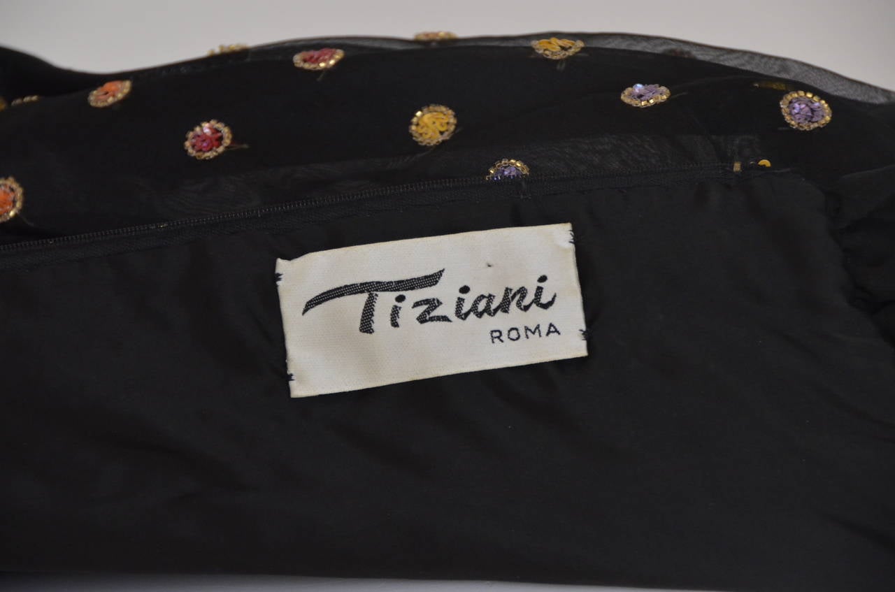 Amazing Tiziani Couture Hand Beaded Dress 6