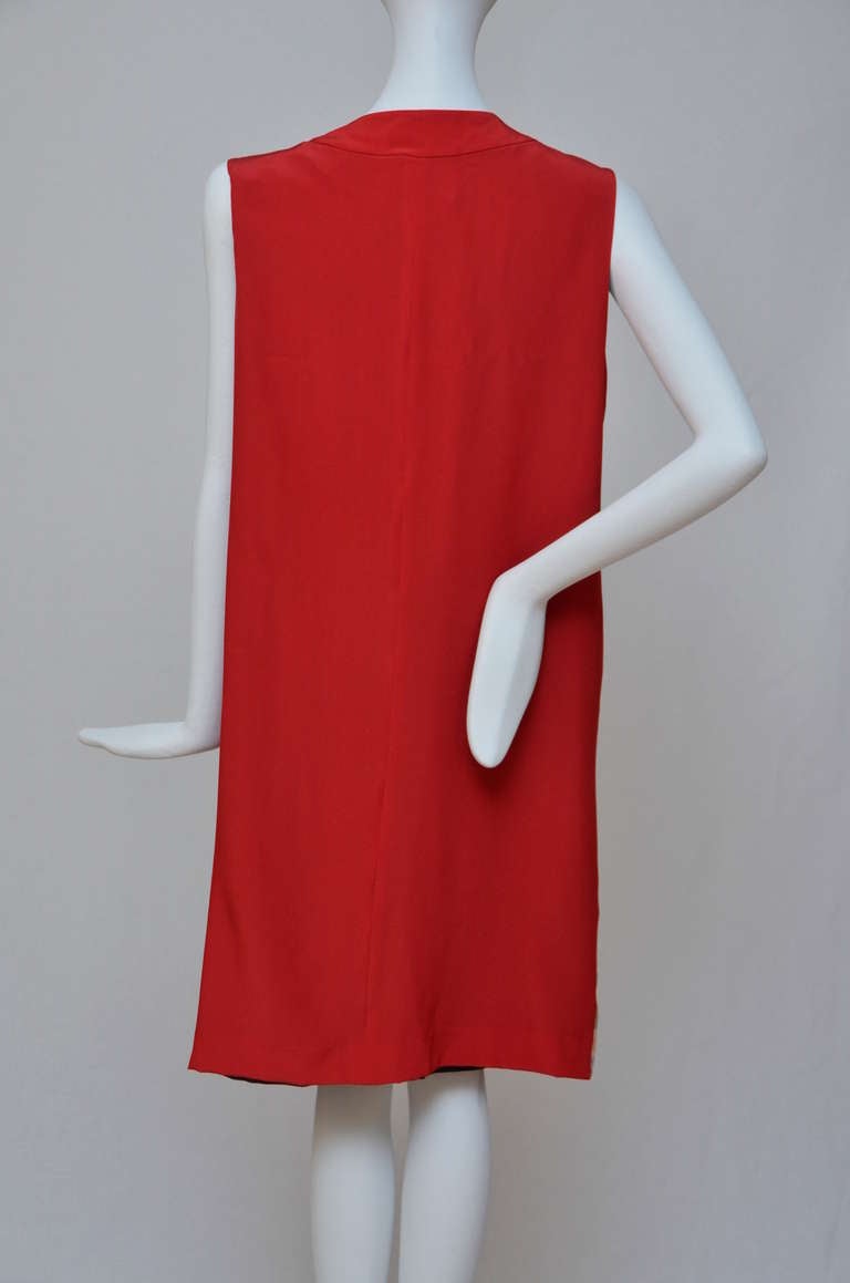 Prada Color Block Dress 2011 New In New Condition In New York, NY