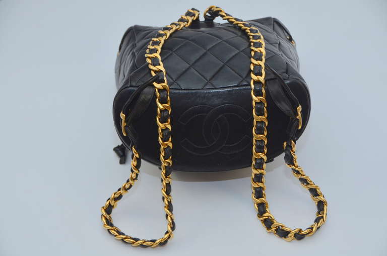 Women's Chanel Mini Vintage Lambskin Backpack
