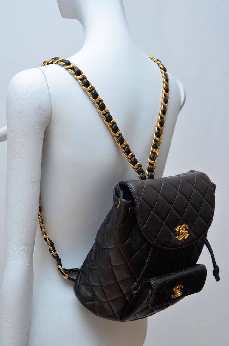 Chanel Mini Vintage Lambskin Backpack 3