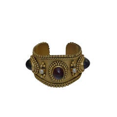 Yves Sain Laurent Massive Cuff 1980's 1