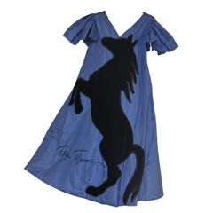 Carven Haute Couture Unlabeled Dress Signed And Attributed To Tilda Thamar