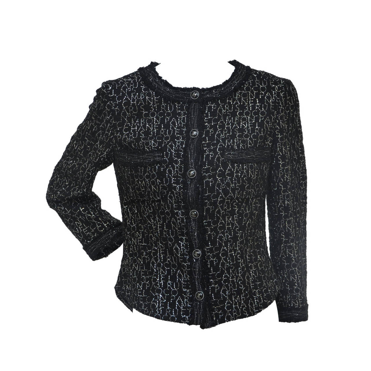 Black Tweed Jacket + Short + Chanel CF  Black tweed jacket, Fashion, Black  tweed