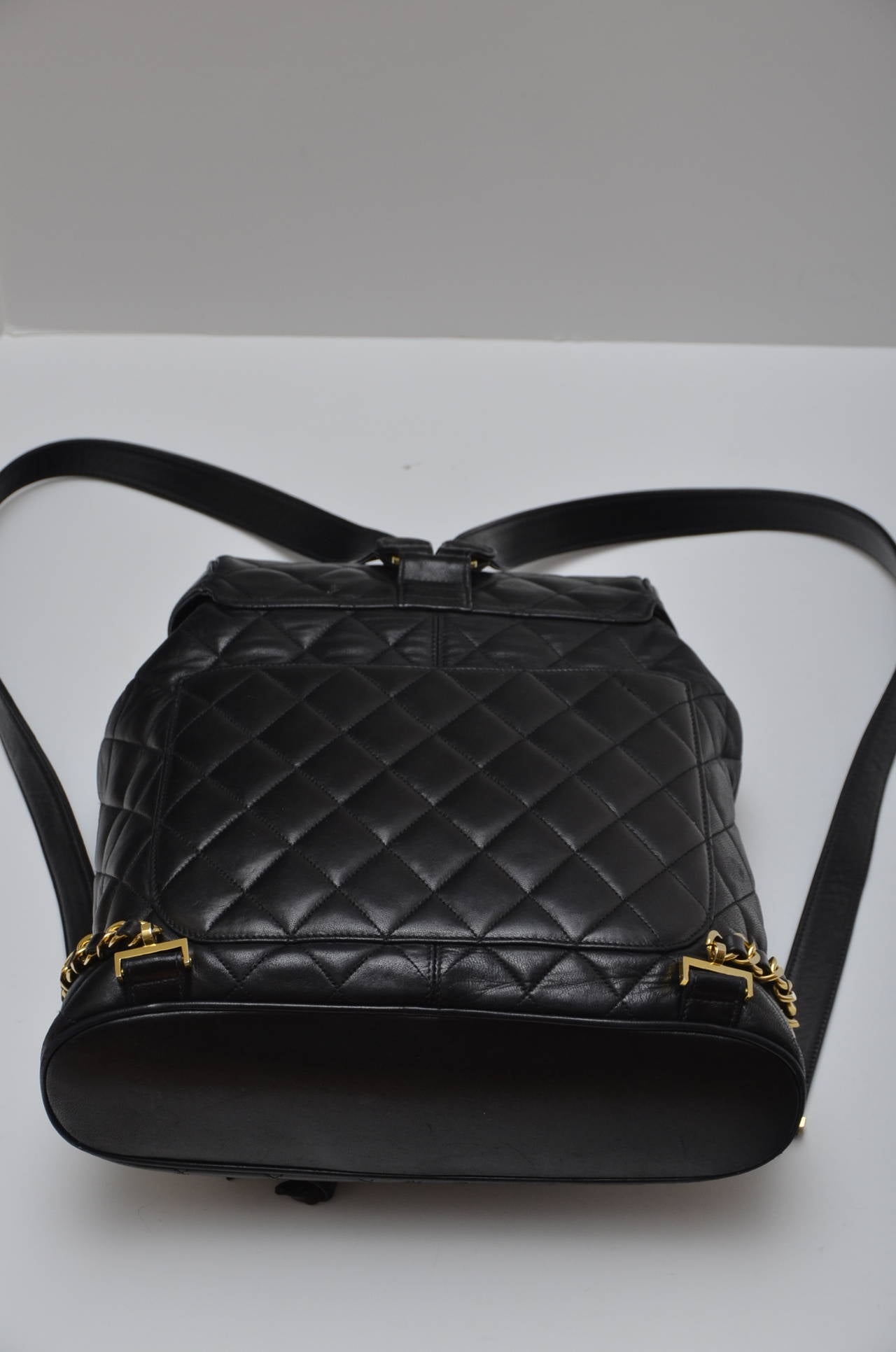 chanel lambskin backpack