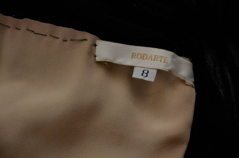 Rodarte Black Tulle And Lace Dress New Fall 2008  In New Condition In New York, NY