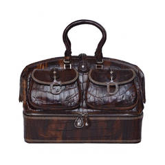 John Galliano Dior '05 Luxury Limited Edit."Voyage"Crocodile Handbag  $32, 270