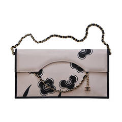 Chanel Camellia  Clutch Handbag