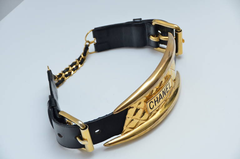Vintage Chanel massive gladiator belt.Featured and displayed in the Metropolitan Museum Of Art and a book 