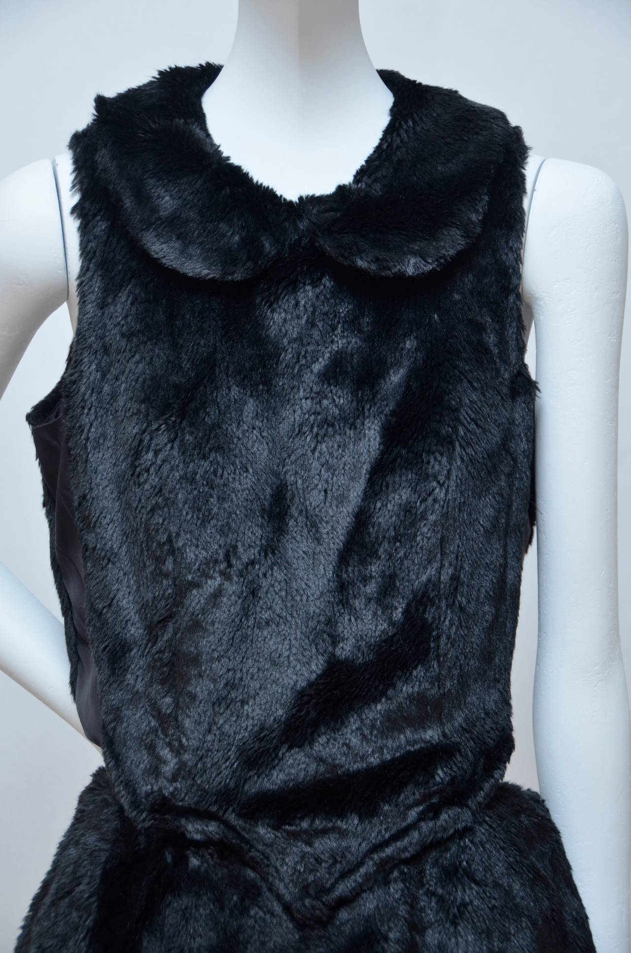 Comme Des Garcons NOIR Faux Fur Dress S 1