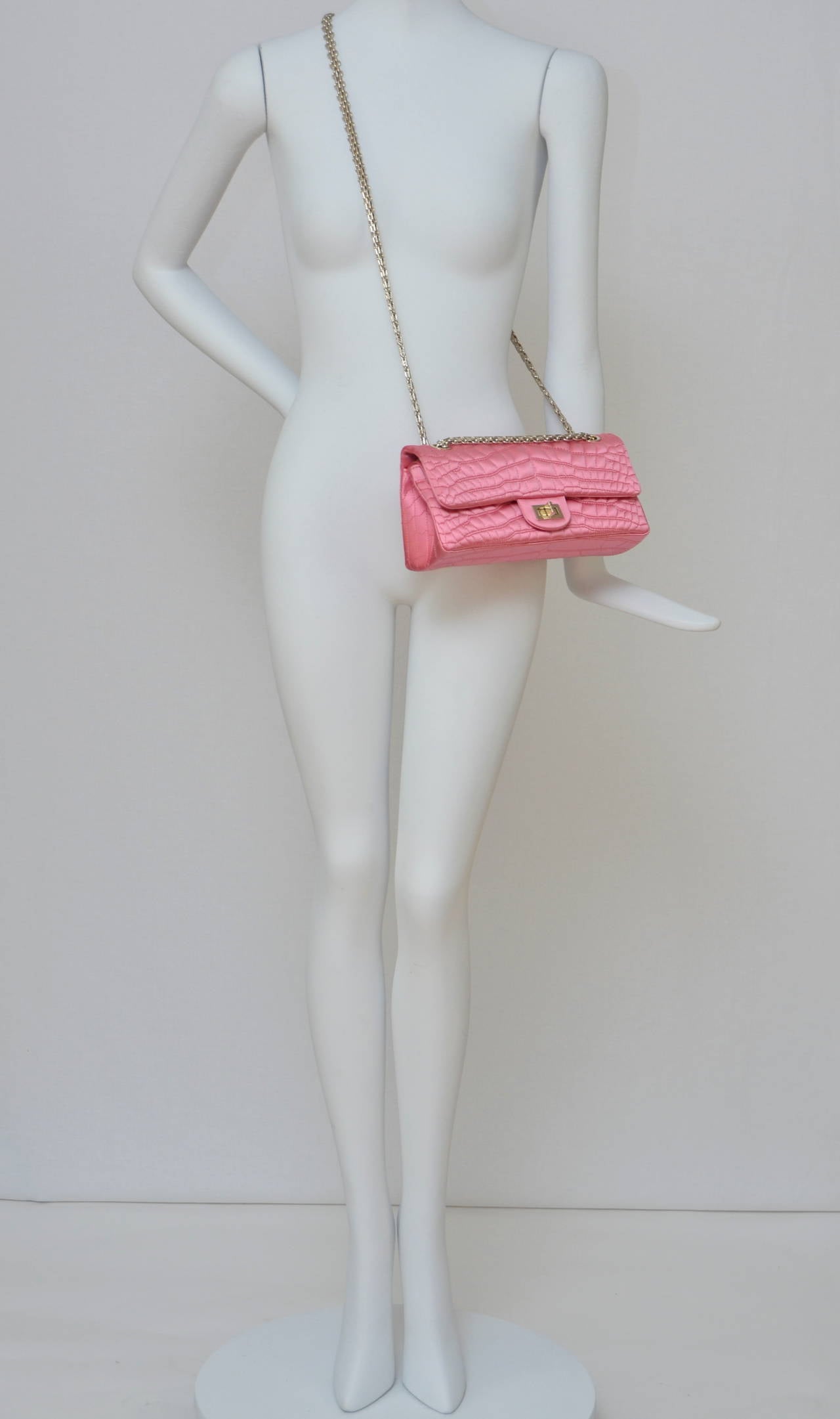 Chanel Pink  Satin 