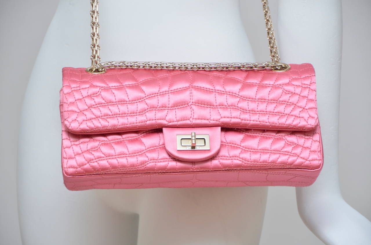 Chanel Pink  Satin 