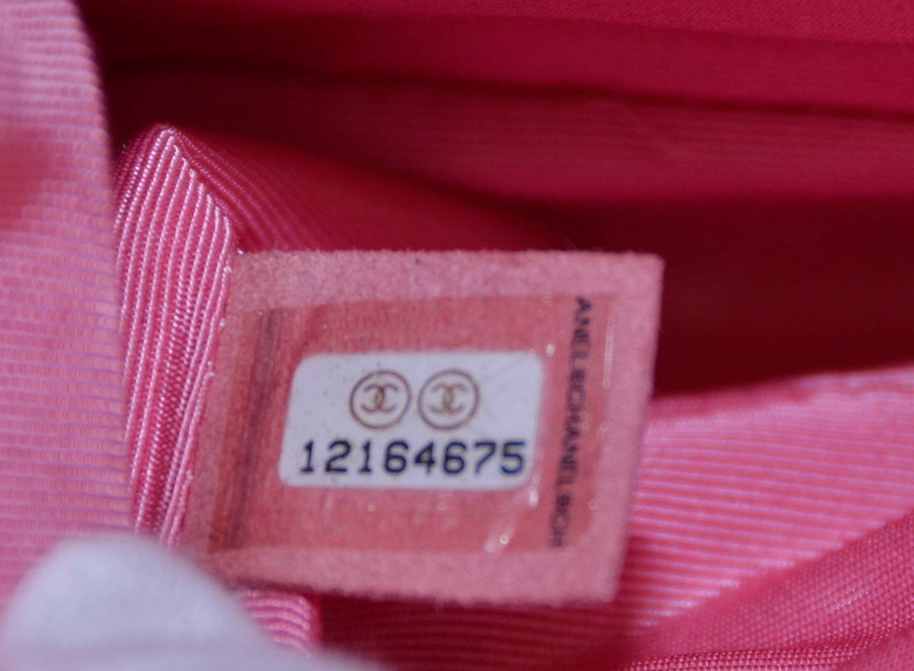 Chanel Pink  Satin 
