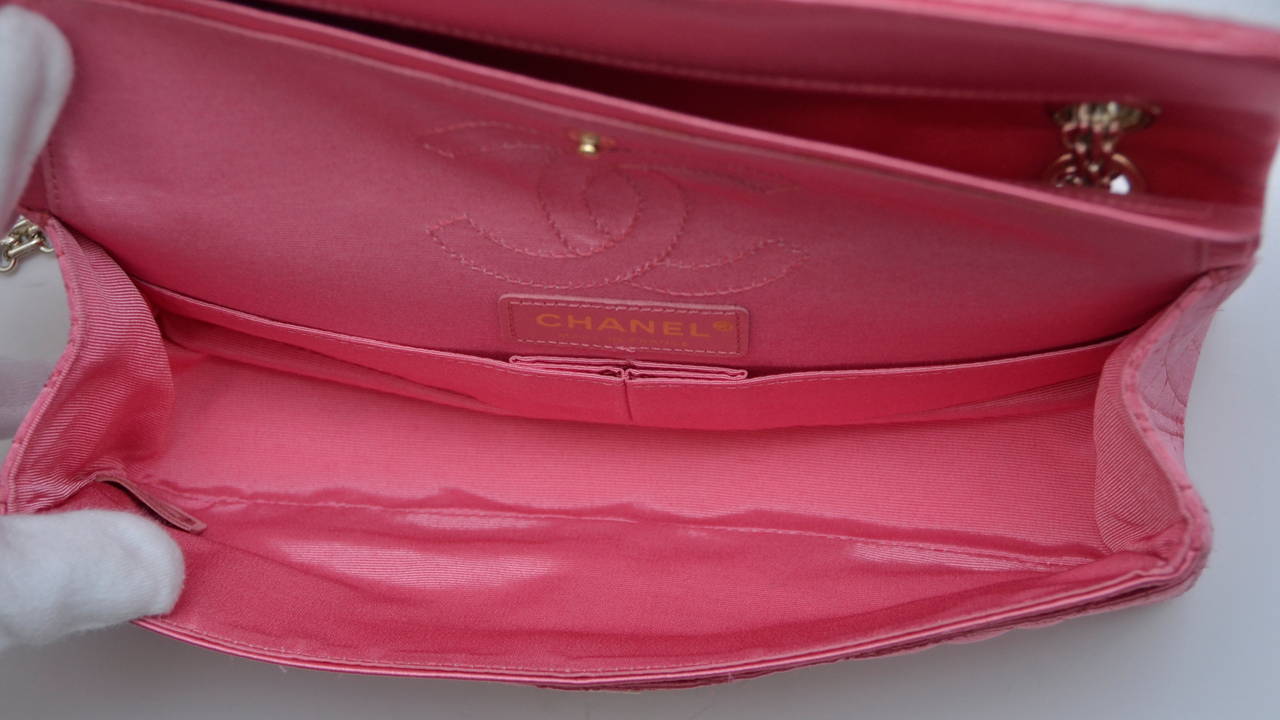 Chanel Pink  Satin 