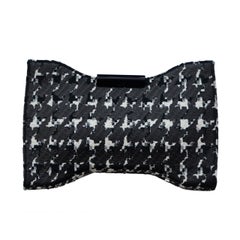 Alexander McQueen Houndstooth Print Clutch Handbag