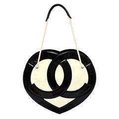 CHANEL Herz CC Logo Cruise 2009 Handtasche MINT