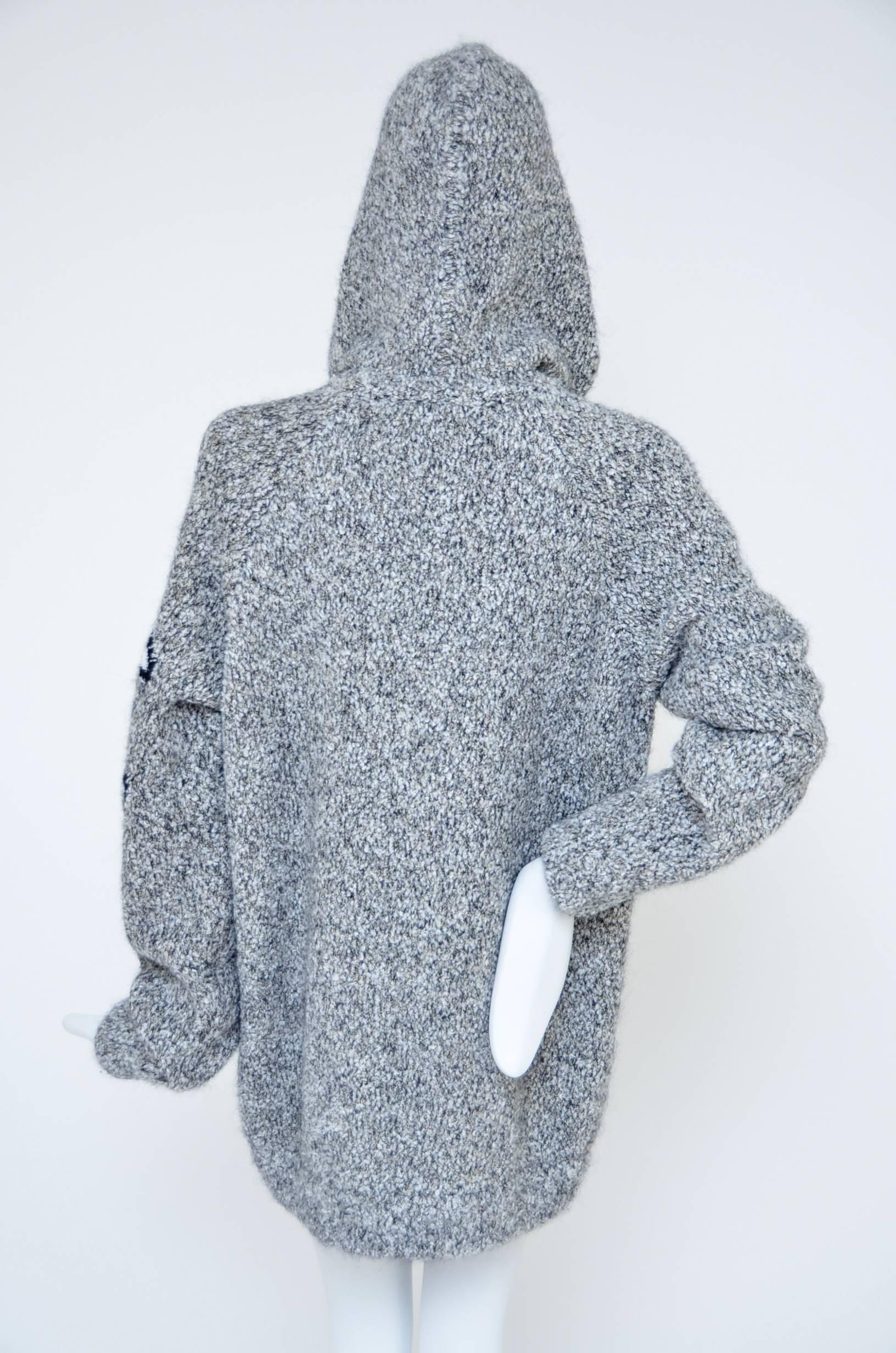 chanel penguin sweater