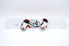 Chanel Vintage Red/White Snowboard  Decor Piece Mint   Circa '00