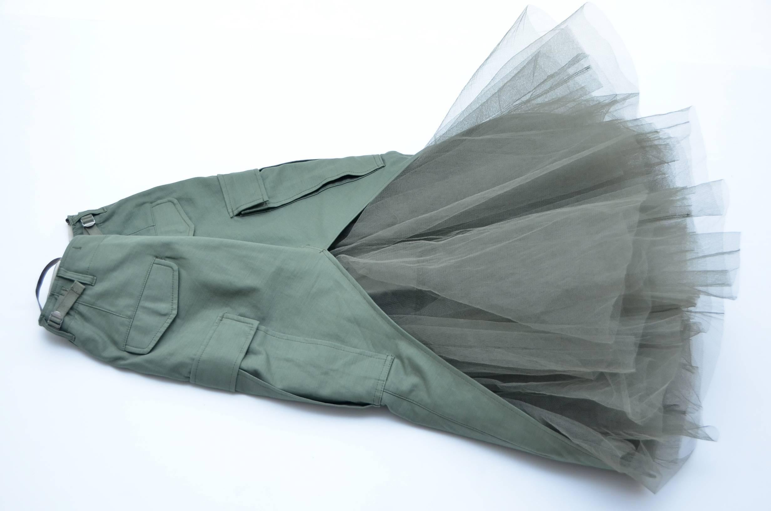 Junya Watanabe Comme Des Garcons Armee Grün Tüllrock M Gesehen auf Taylor Tomasi 2