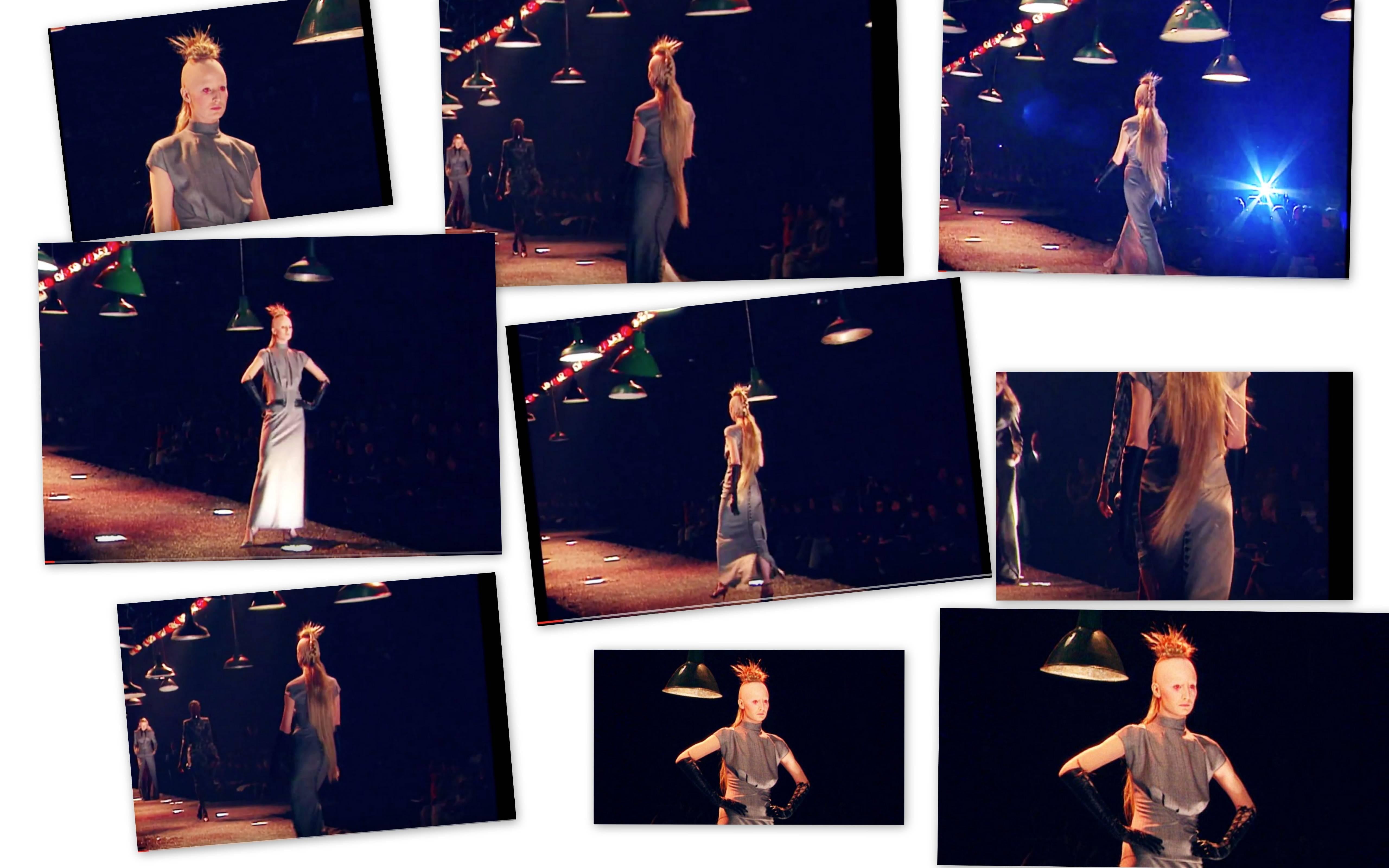 Important Early  Alexander McQueen Joan Collection Runway Fall 1998  Dress 5