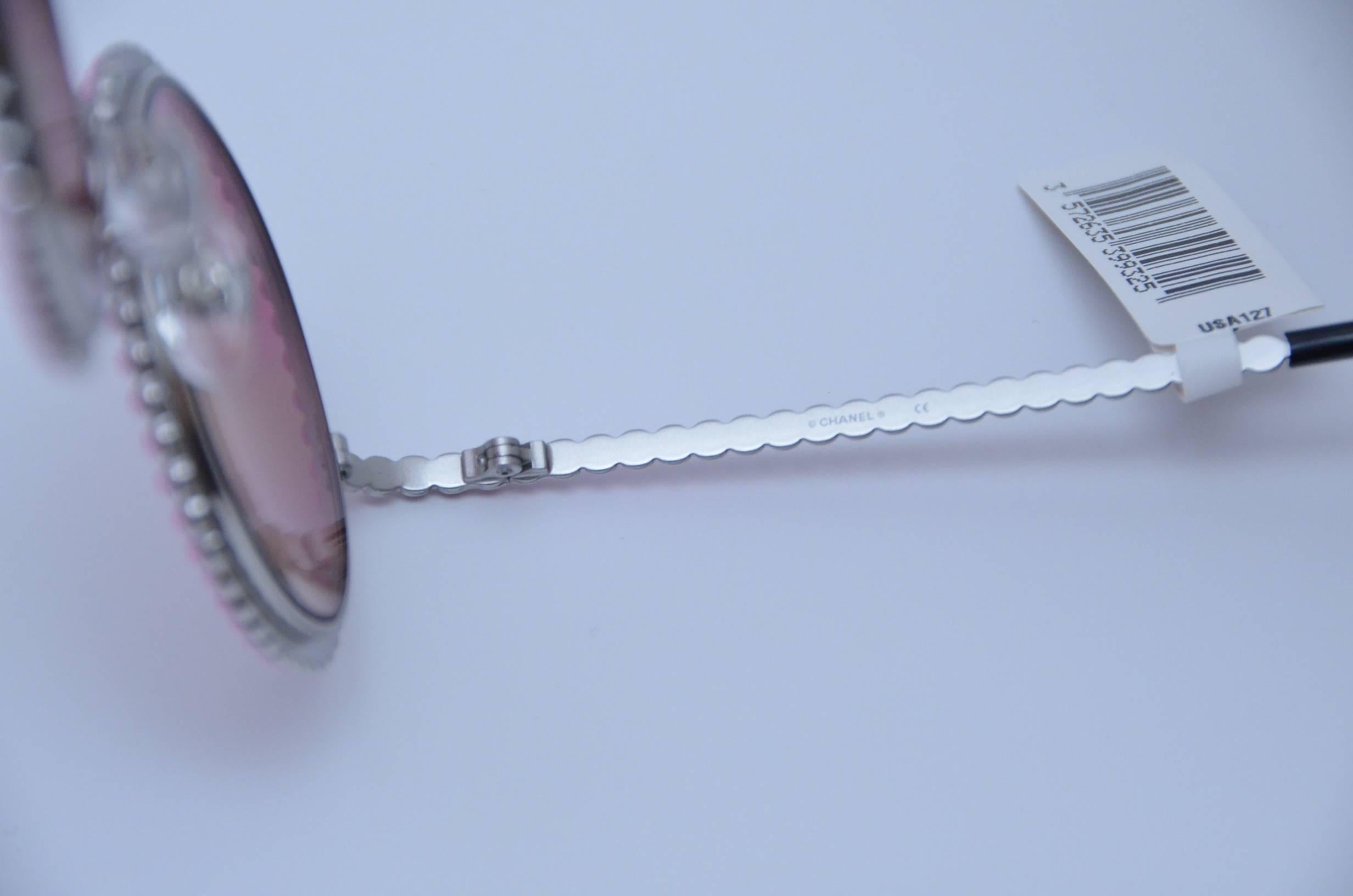 CHANEL PINK PEARL Sonnenbrille 2016 Limited Ed. gesehen auf Rose Depp Collector's 3