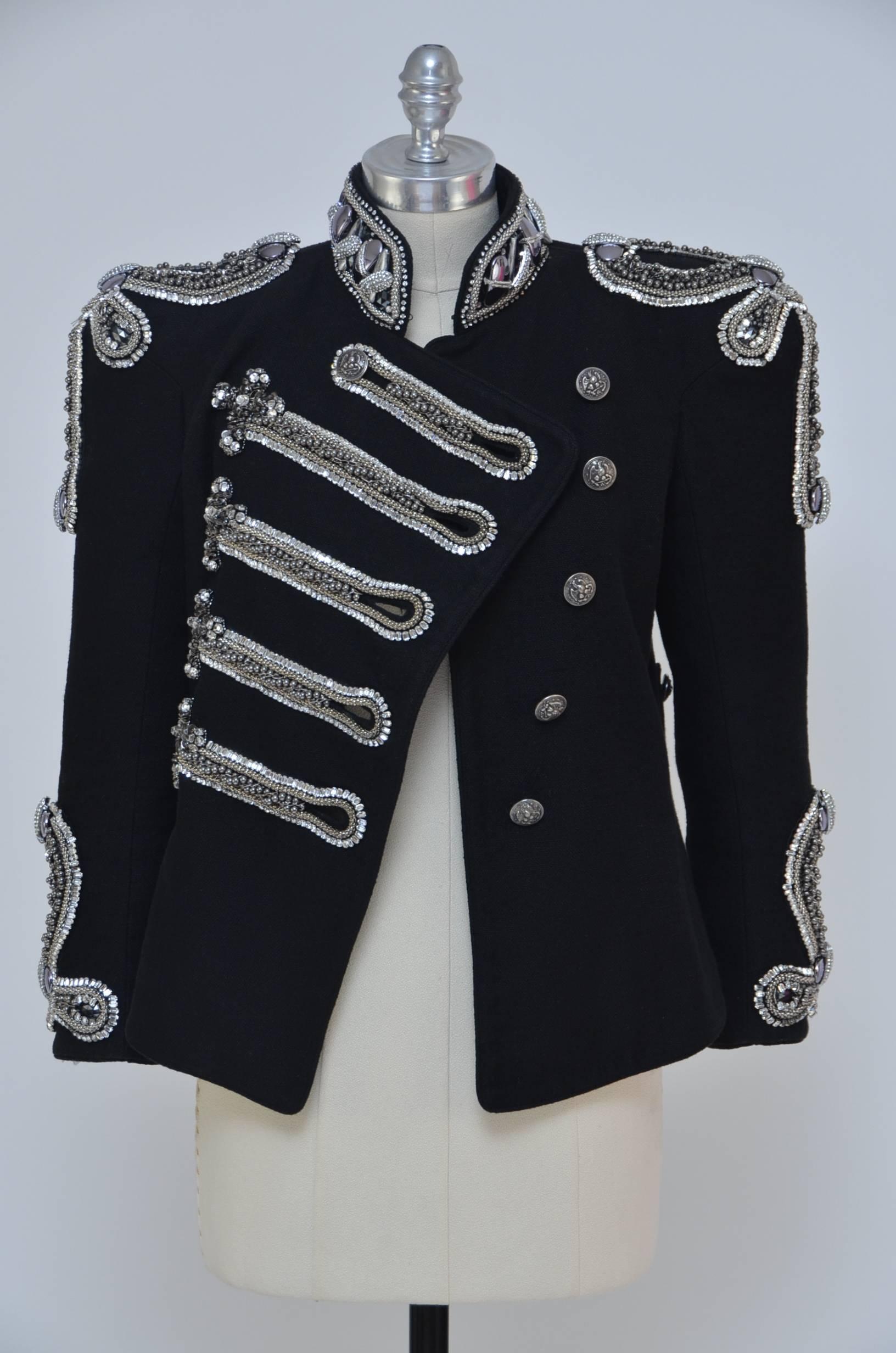balmain embellished jacket