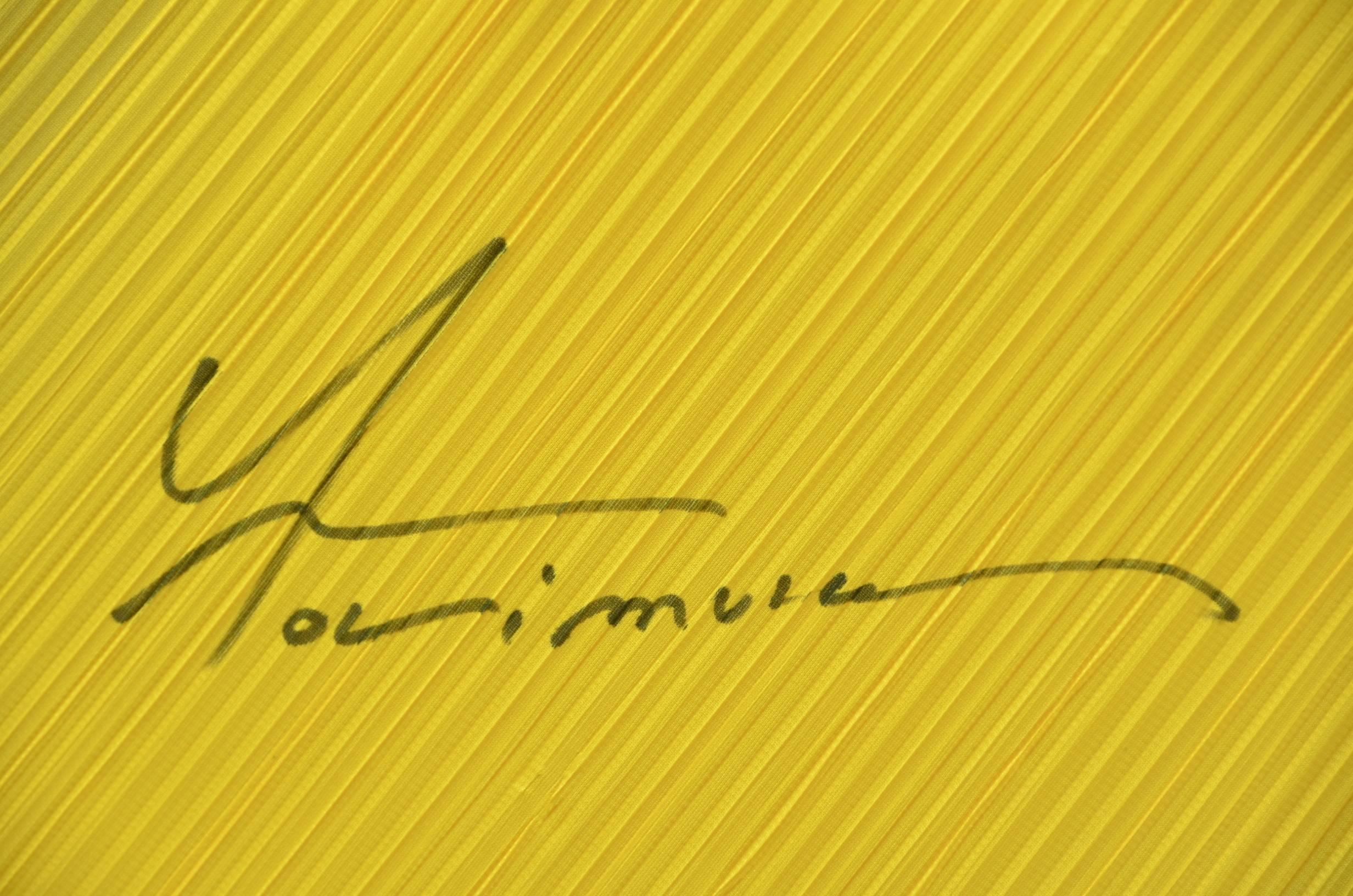 ISSEY MIYAKE  Shirt Autographed By Guest Artist Yasumasa Morimura Series No.1 For Sale 1
