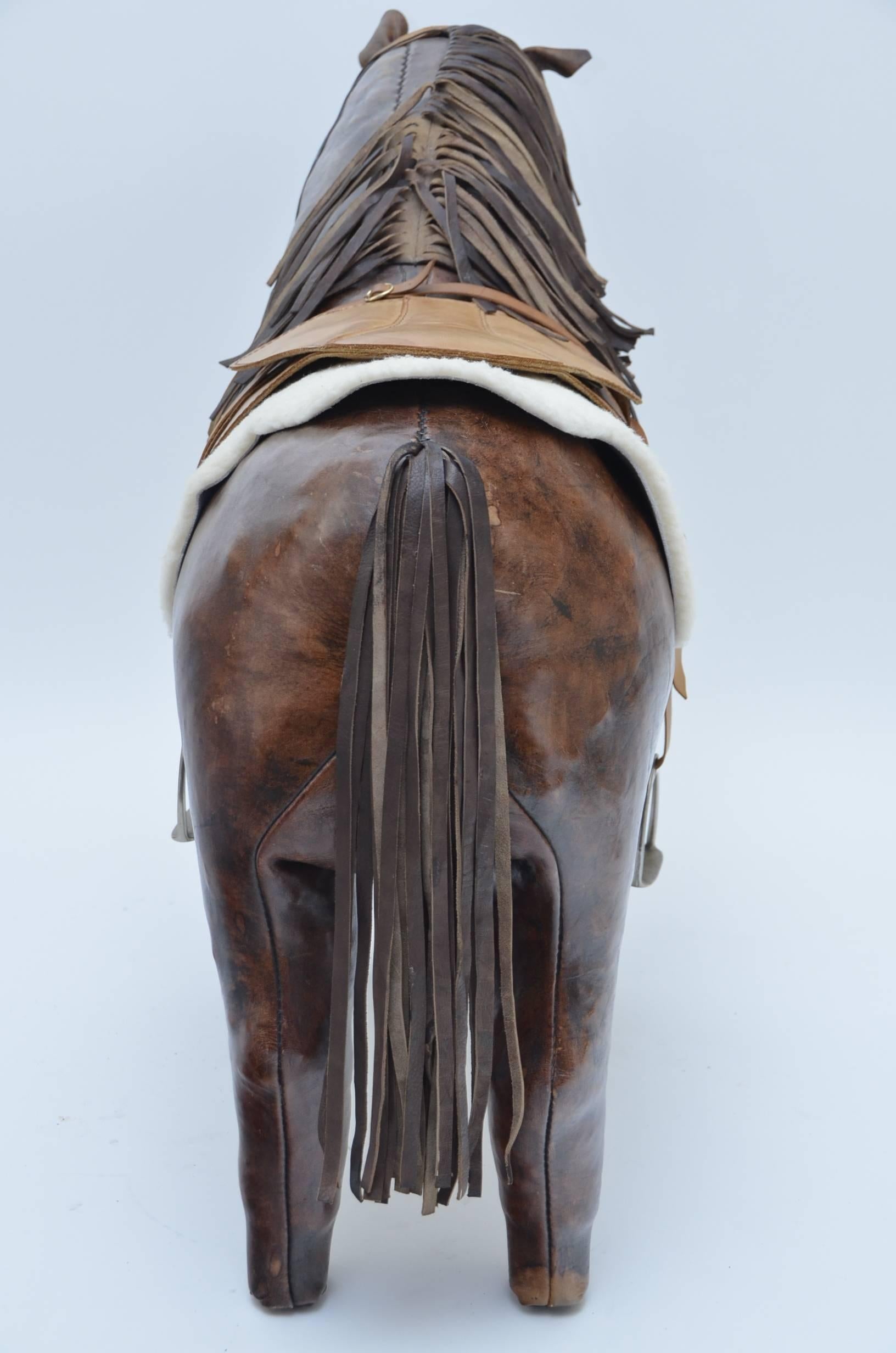 Women's or Men's  Leather Horse  By Dimitri Omersa For Abercrombie & Fitch