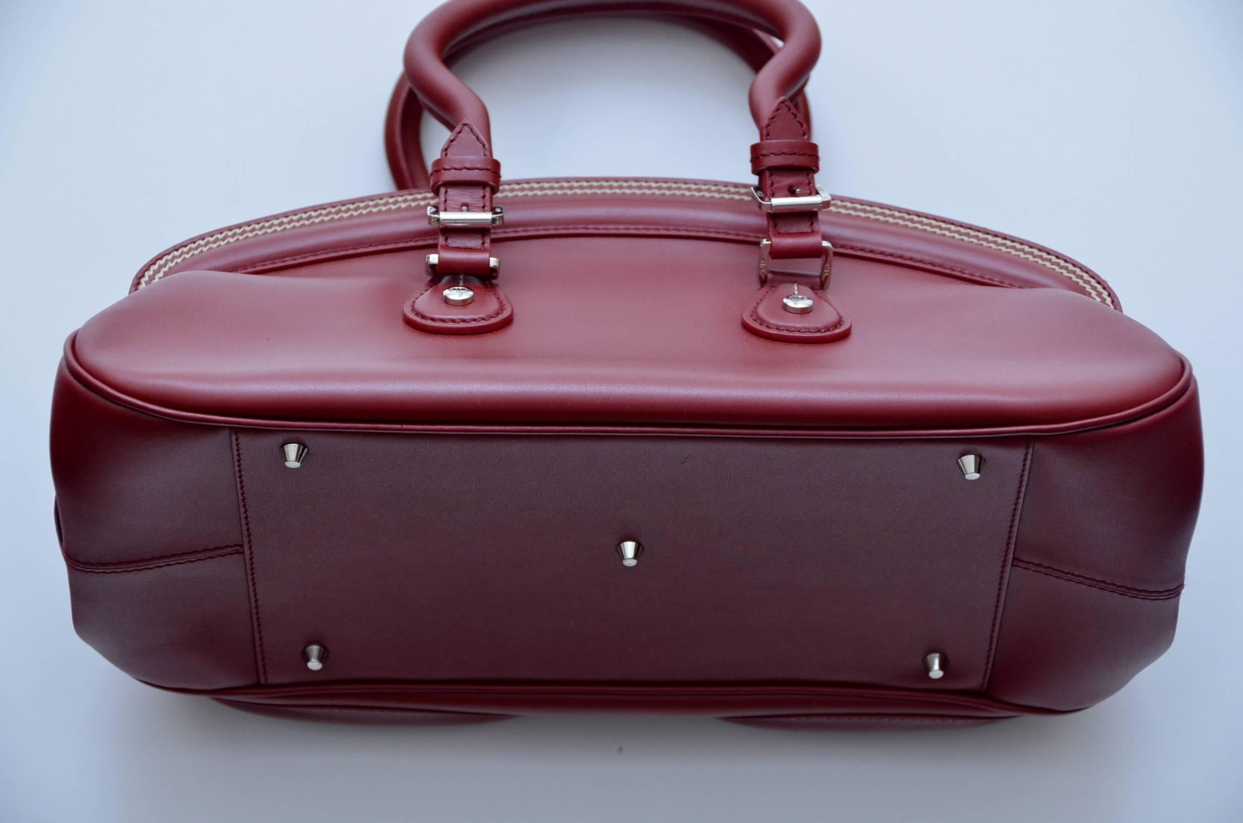 Brown John Galliano for Christian Dior Leather Handbag 