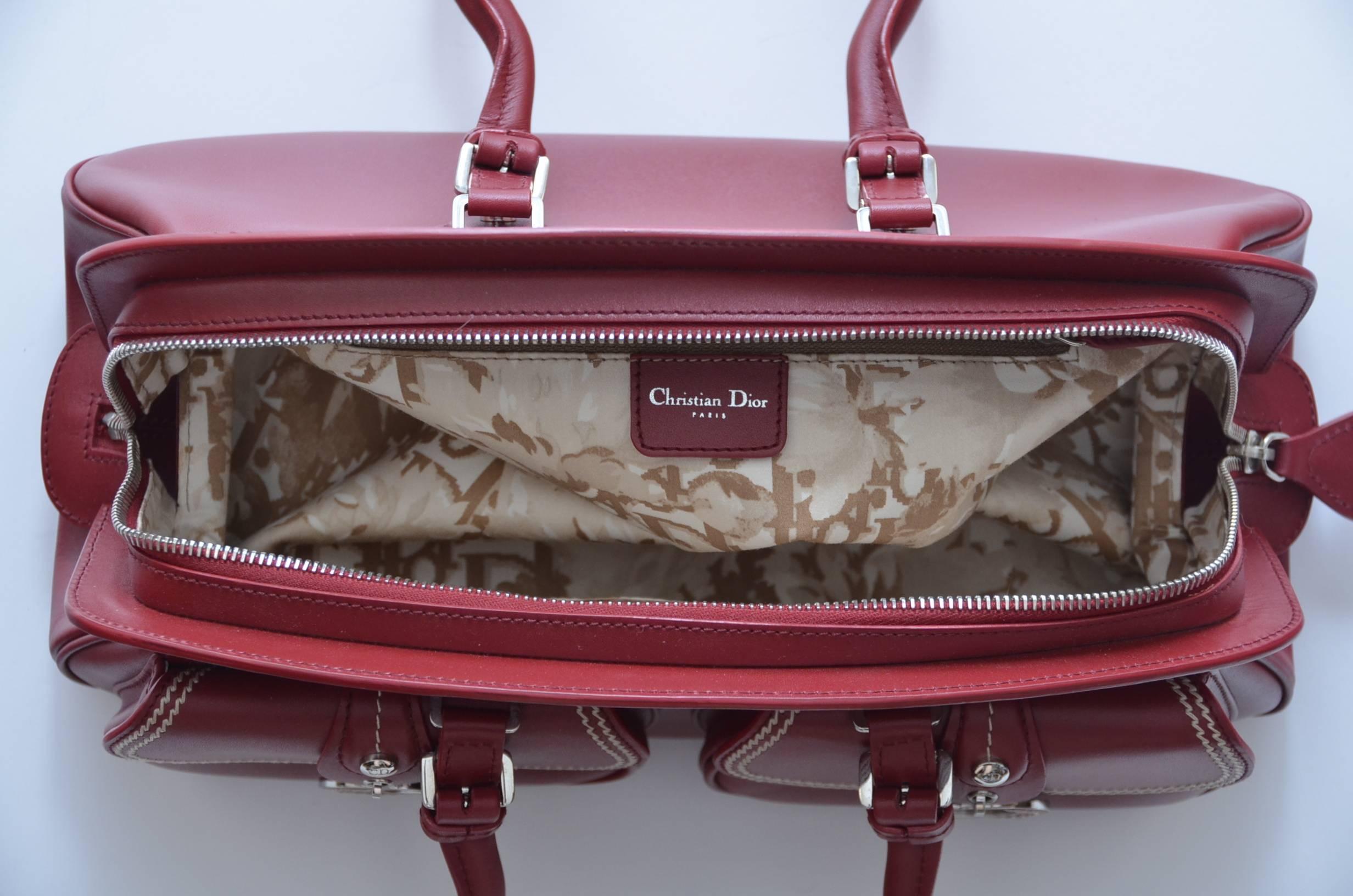 John Galliano for Christian Dior Leather Handbag  1