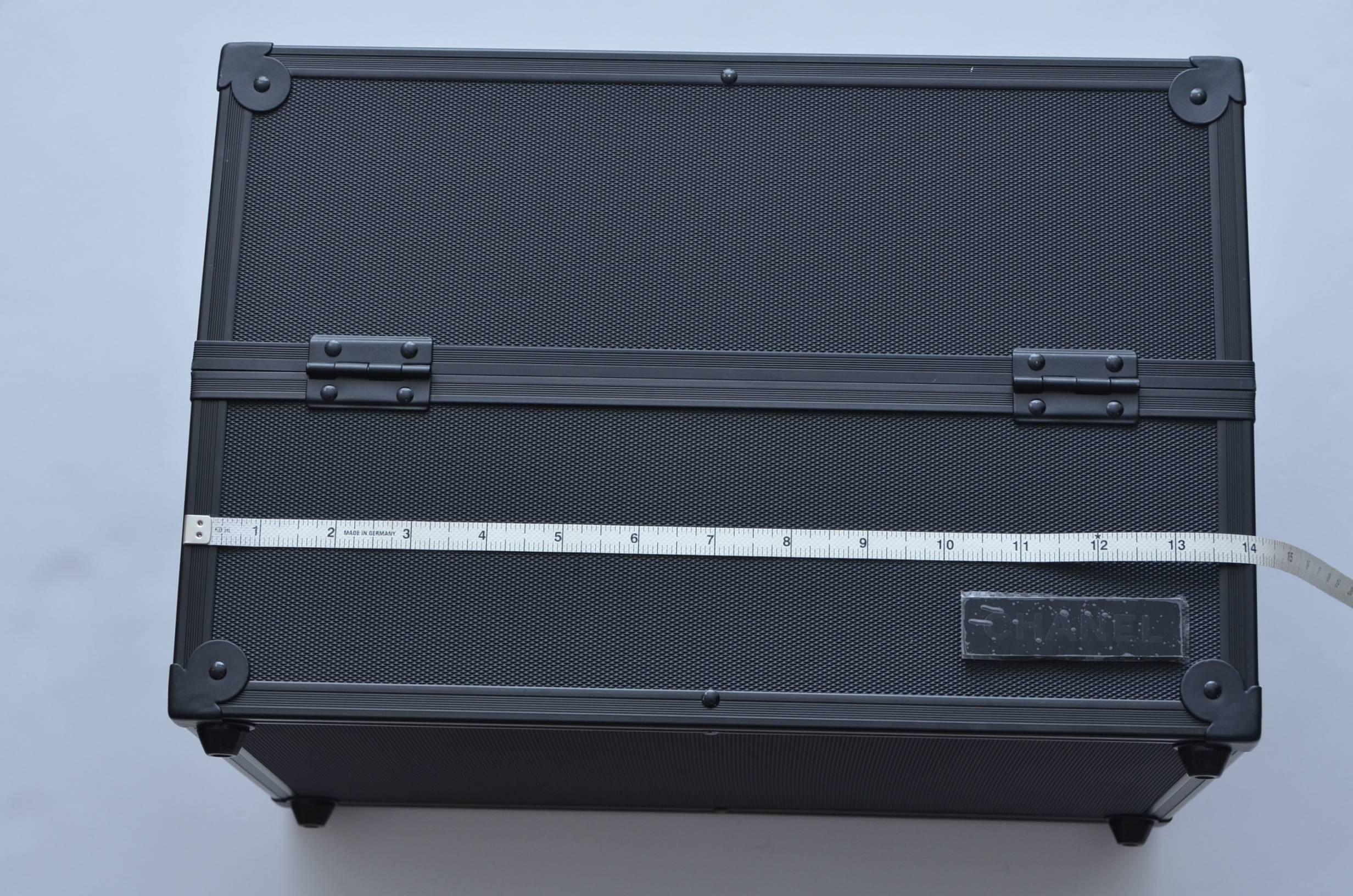 Black Chanel VIP Professional Make Up Case NEW
